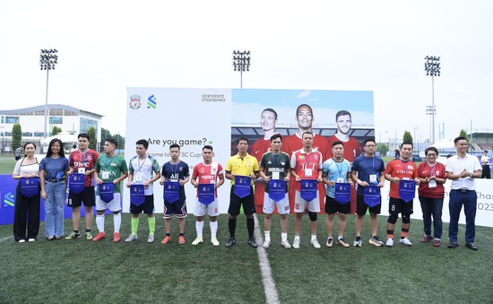 Khởi tranh giải bóng đá futsal 5 người Cup Standard Chartered 2023 tại Việt Nam