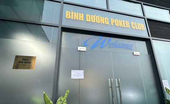 Bình Dương: Một công ty Poker bị yêu cầu ngưng hoạt động