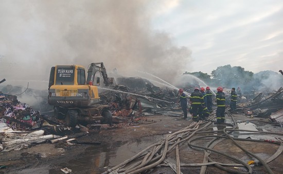 Hỏa hoạn thiêu rụi nhà xưởng rộng 350m2 tại Hải Phòng
