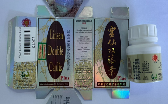 Phát hiện sản phẩm Linsen Double Caulis không rõ xuất xứ, trộn trái phép tân dược