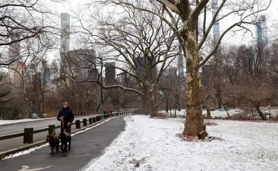 Thành phố New York (Mỹ) đối mặt với tình trạng thiếu tuyết kéo dài