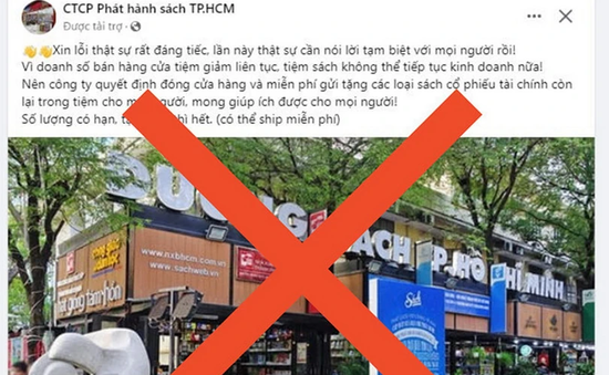 Đường sách TP Hồ Chí Minh cảnh báo tài khoản giả mạo trên Facebook