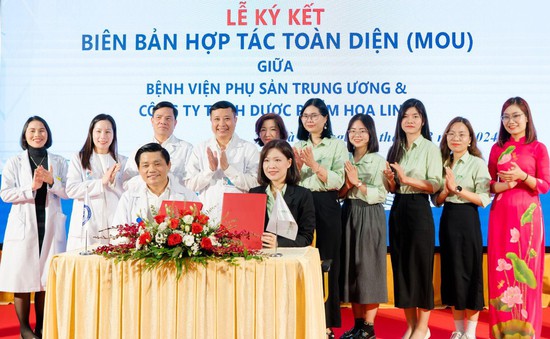 Dược phẩm Hoa Linh hợp tác toàn diện với Bệnh viện Phụ sản Trung ương chăm sóc sức khỏe phụ nữ Việt