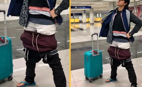Giới trẻ Trung Quốc gây sốt với cách “lách phí” hành lý máy bay