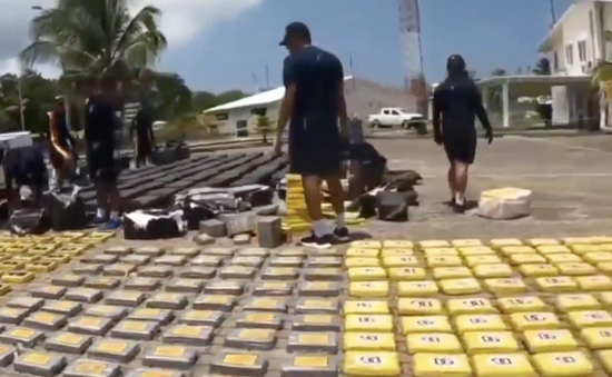 Colombia thu giữ 3 tấn cocaine
