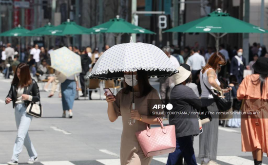 Thủ đô Tokyo của Nhật Bản ghi nhận nhiệt độ cao kỷ lục trong tháng 3