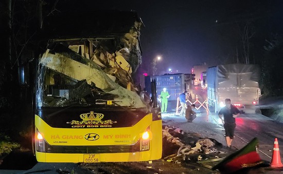 Xe container trong vụ tai nạn ở Tuyên Quang bị mất tín hiệu giám sát hành trình