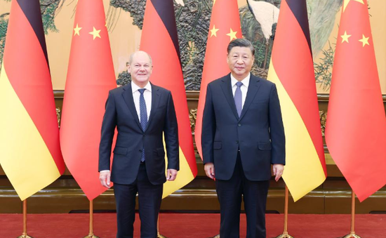 Thủ tướng Đức thăm chính thức Trung Quốc, thúc đẩy quan hệ song phương