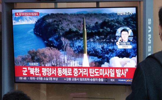Hàn Quốc, Nhật Bản xác nhận Triều Tiên lại phóng tên lửa đạn đạo ra biển