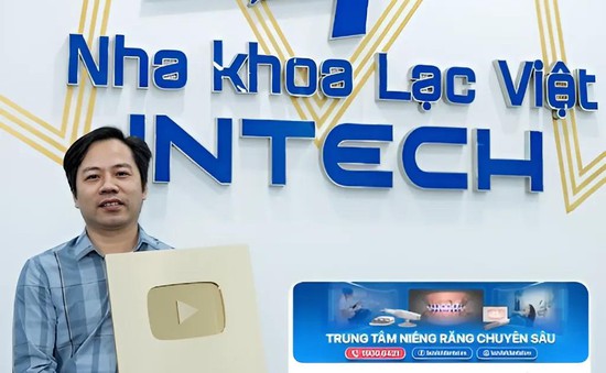 Lạc Việt Intech nhận nút vàng Youtube - “kỷ lục” mới của ngành nha khoa!