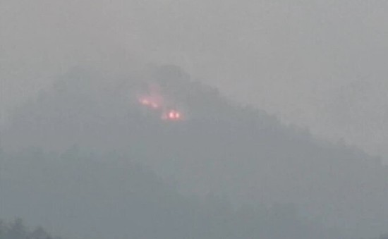 Cháy rừng do đốt nương rẫy tại Mù Cang Chải, Yên Bái