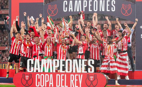 Athletic Bilbao giành chức vô địch Cúp Nhà vua Tây Ban Nha