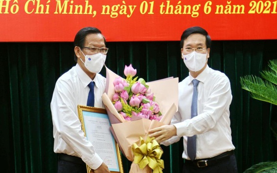 Bí thư Tỉnh ủy Bến Tre Phan Văn Mãi làm Phó Bí thư thường trực Thành ủy TP Hồ Chí Minh