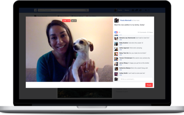 Facebook cho phép live stream từ máy tính 