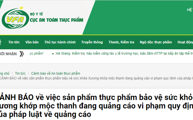 Xương khớp Mộc Thanh có tác dụng phụ không?
