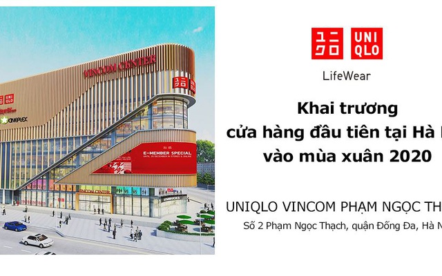 Cửa hàng đầu tiên của Uniqlo tại Hà Nội sắp khai trương  VTVVN