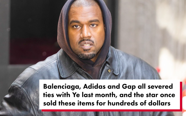 Kanye West bán các thiết kế của Balenciaga Adidas và Gap với giá bèo bọt   VTVVN