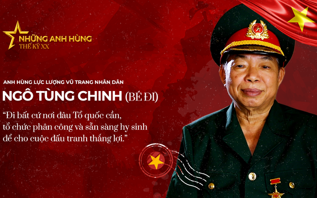 Anh hùng LLVTND Ngô Tùng Chinh (Bé Đi): \