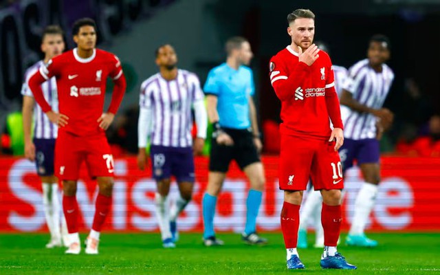 Liverpool thua sốc trước Toulouse tại Europa League | VTV.VN