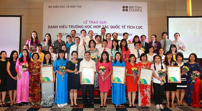 British Council honours 12 international schools in Vietnam