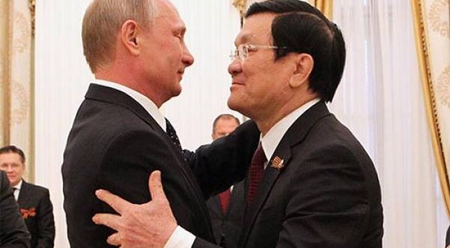 President Sang meets with Russian President Putin