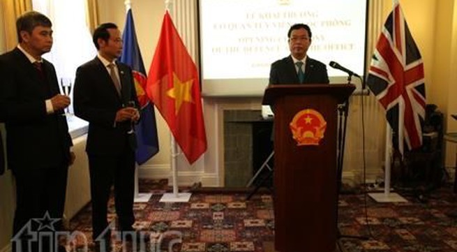 Vietnamese military attache office opens in UK