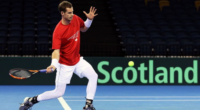 Andy Murray to play Jo-Wilfried Tsonga first in Davis Cup quarter-final