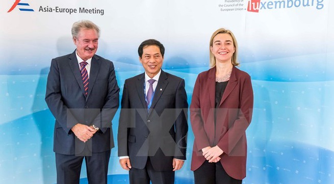 Vietnam attends 12th ASEM Foreign Ministers meeting