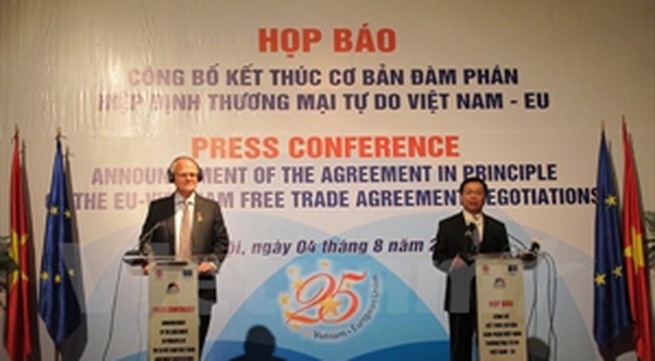 Vietnam, EU basically end negotiations on bilateral FTA
