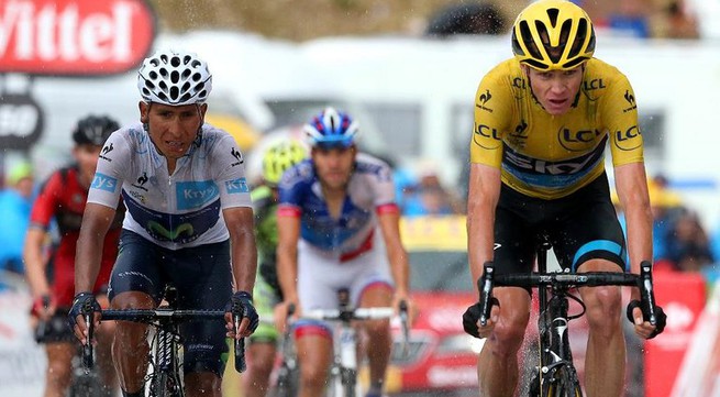 Tour de France: Chris Froome holds firm as Joaquim Rodriguez wins