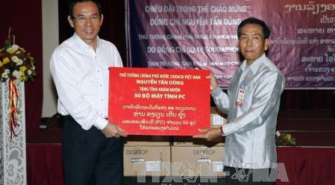 Prime Minister launches construction of Laos elementary school