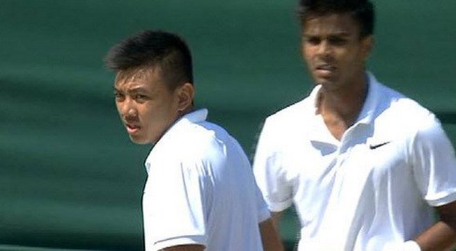 Ly Hoang Nam into boys doubles semi-final at Wimbledon