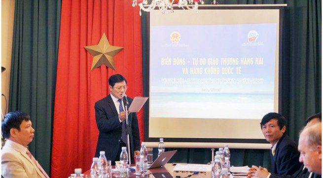 Prague seminar on aviation and maritime trade in East Sea
