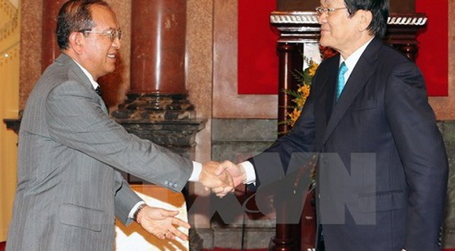 Vietnamese State President receives Lao Minister of Justice