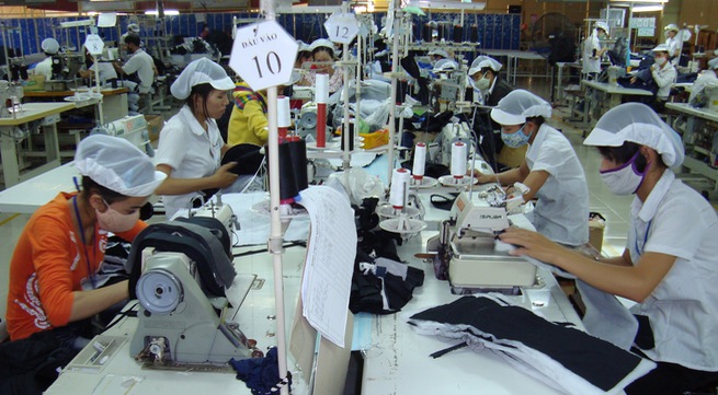 FDI flows into garment and textile industry