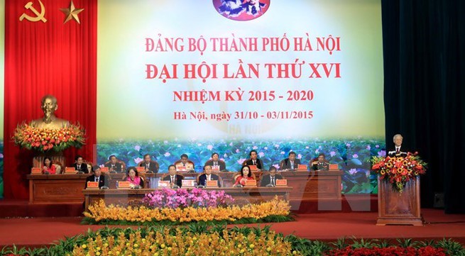 Hanoi holds 16th Party Congress