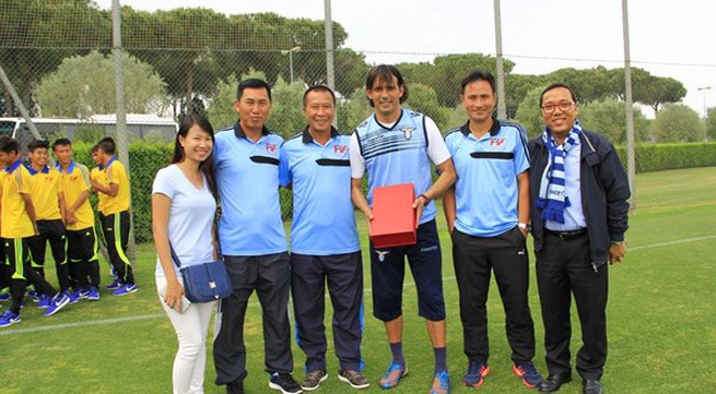 Young Vietnamese footballers leave good impression on Italians