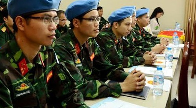 Vietnam sends more troops on UN peacekeeping missions