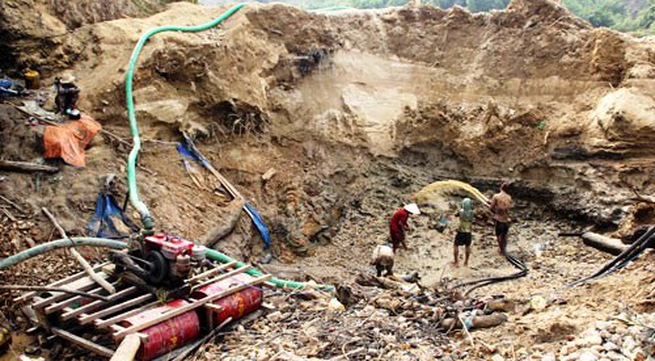 Authorities work to stop illegal mining