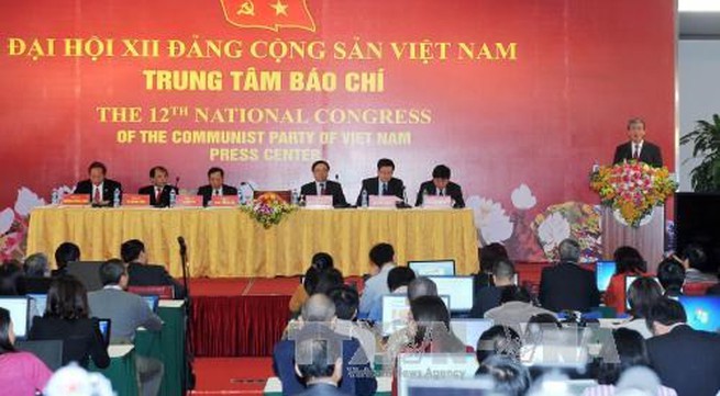 12th National Party Congress to be held from January 20-28