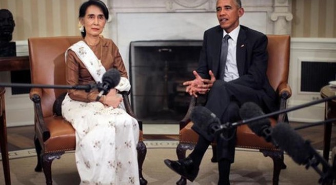 Obama announces lifting of US sanctions on Myanmar