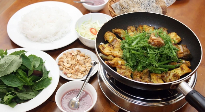 La Vong fish - a favourite dish of Hanoian