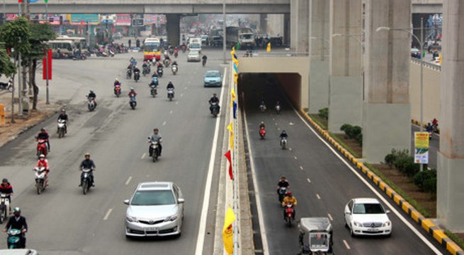 Thanh Xuan Underpass inaugurated in Hanoi
