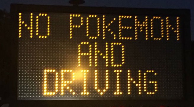 Pokemon Go players warned about driving