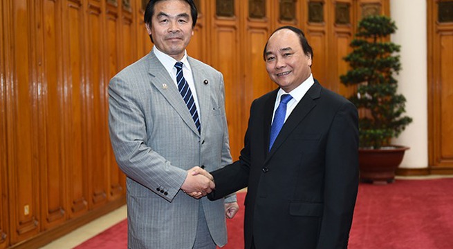 Prime minister receives Japanese minister