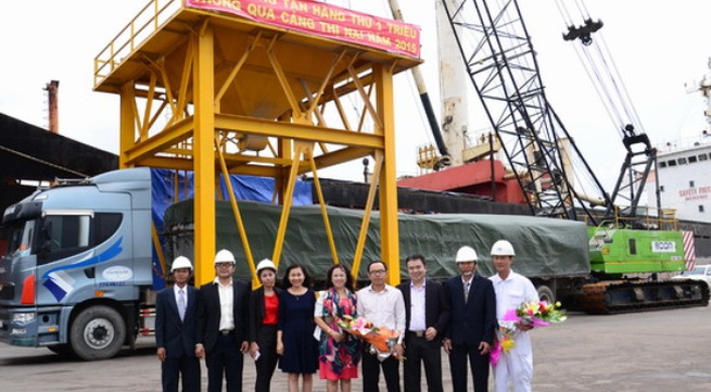 Thi Nai Port welcomes the 1 millionth tonne of cargo