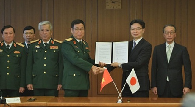 Japan defence ties boosted