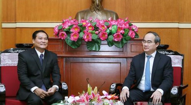 Strengthened co-operation with Laos