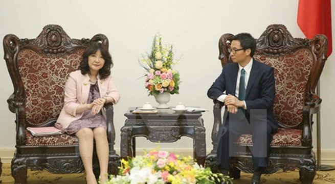 Deputy PM receives Japanese LDP official