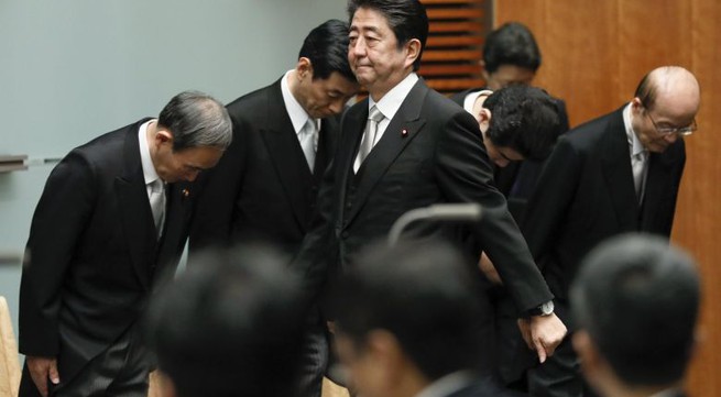 Japanese Prime Minister Shinzo Abe vows to increase pressure on North Korea